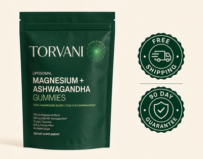 Torvani Liposomal Mag + Ashwa Gummies