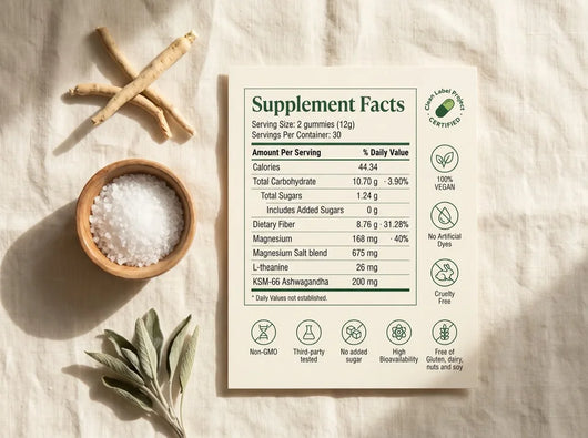 Torvani Liposomal Mag + Ashwa Gummies